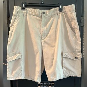 MERONA  Mens Cargo Shorts - Tan, Casual Style - 6 Pockets